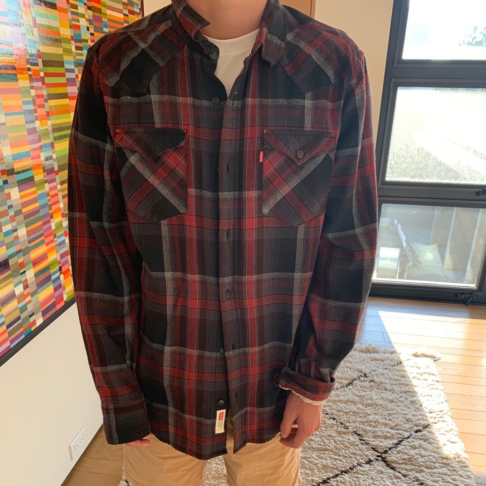 VINTAGE UNISEX LEVIS FLANNEL